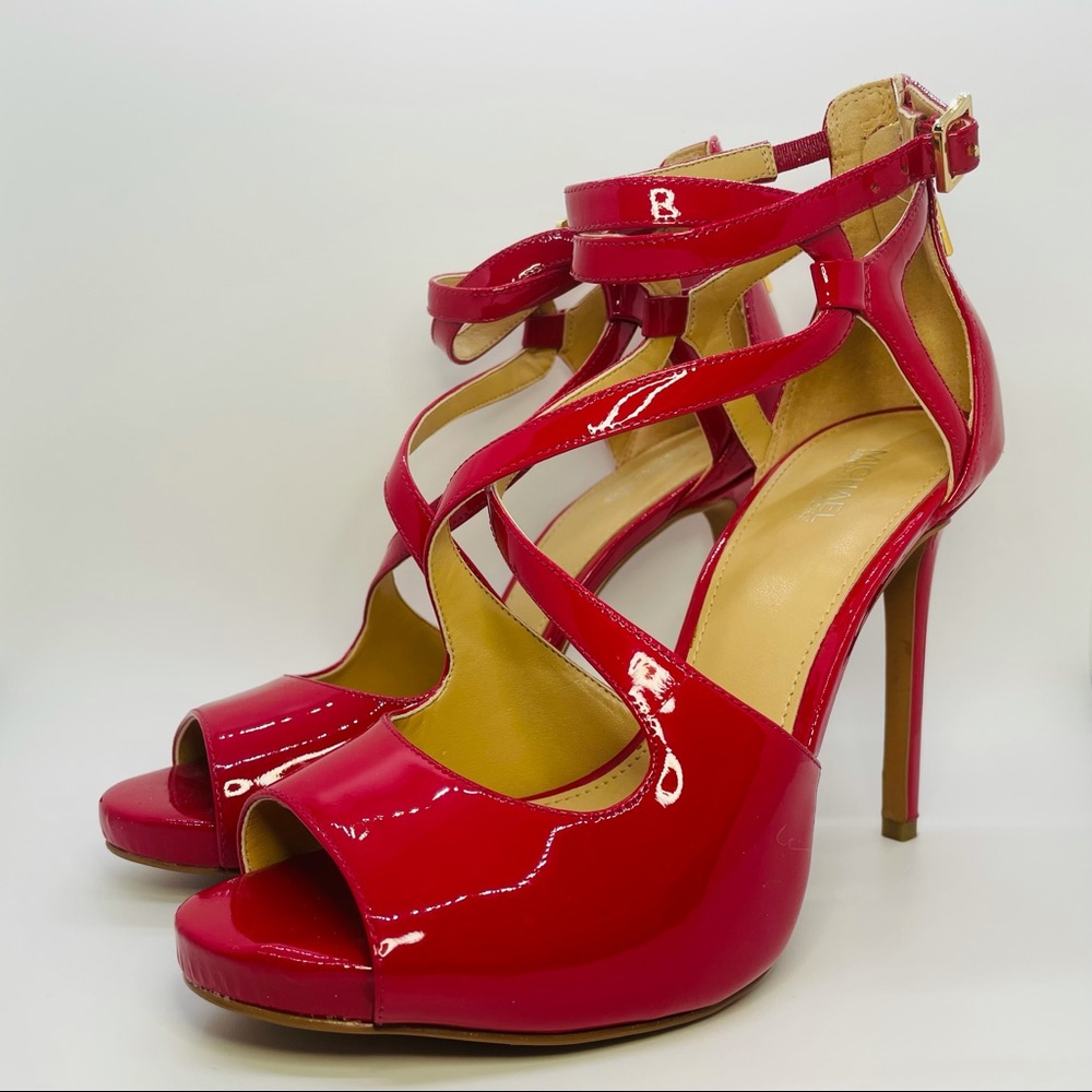 Michael Kors Catia Patent Leather Heels